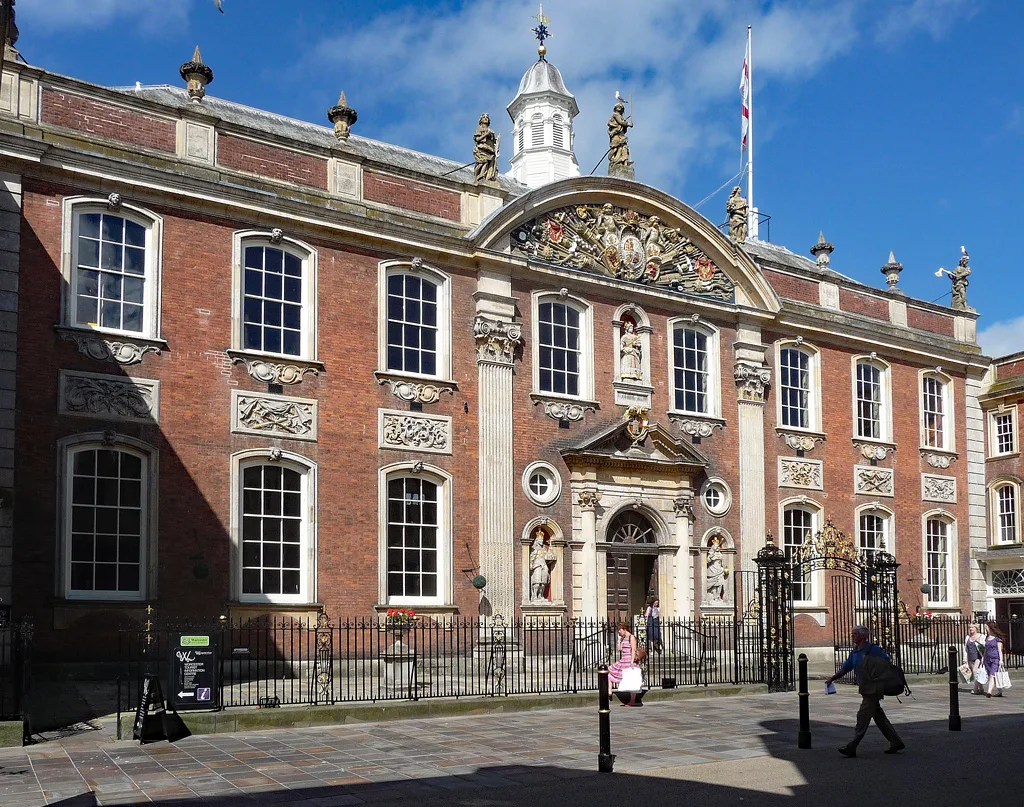 The Guildhall on Worcester High Street, where the city council's Planning Committee meets